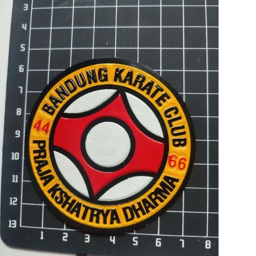 Stiker Embos Timbul Logo Bandung Karate Club