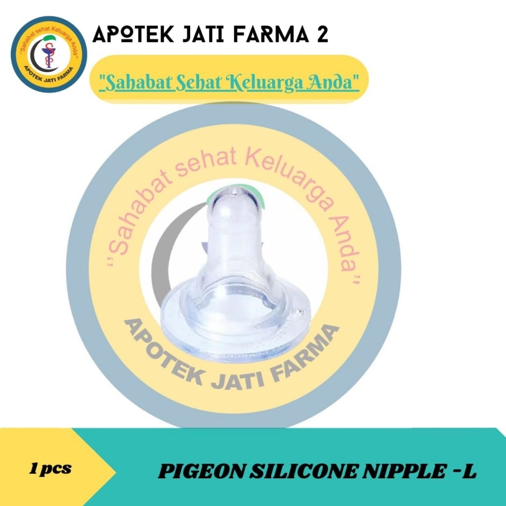 PIGEON SILICONE NIPPLE (L)
