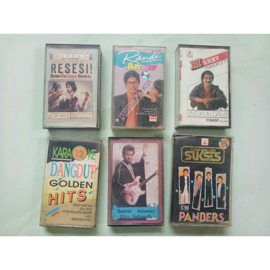 Preloved Kaset Pita Lawas Second