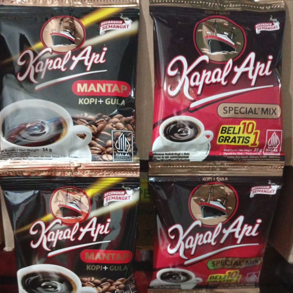 Kapal Api Varian Special Mix dan Mantap Renceng