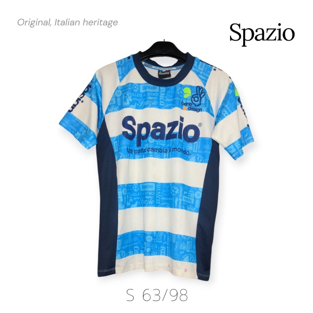 SPAZIO Italy Kaos Sport Olahraga Size S Una Palla Cambia il Mondo