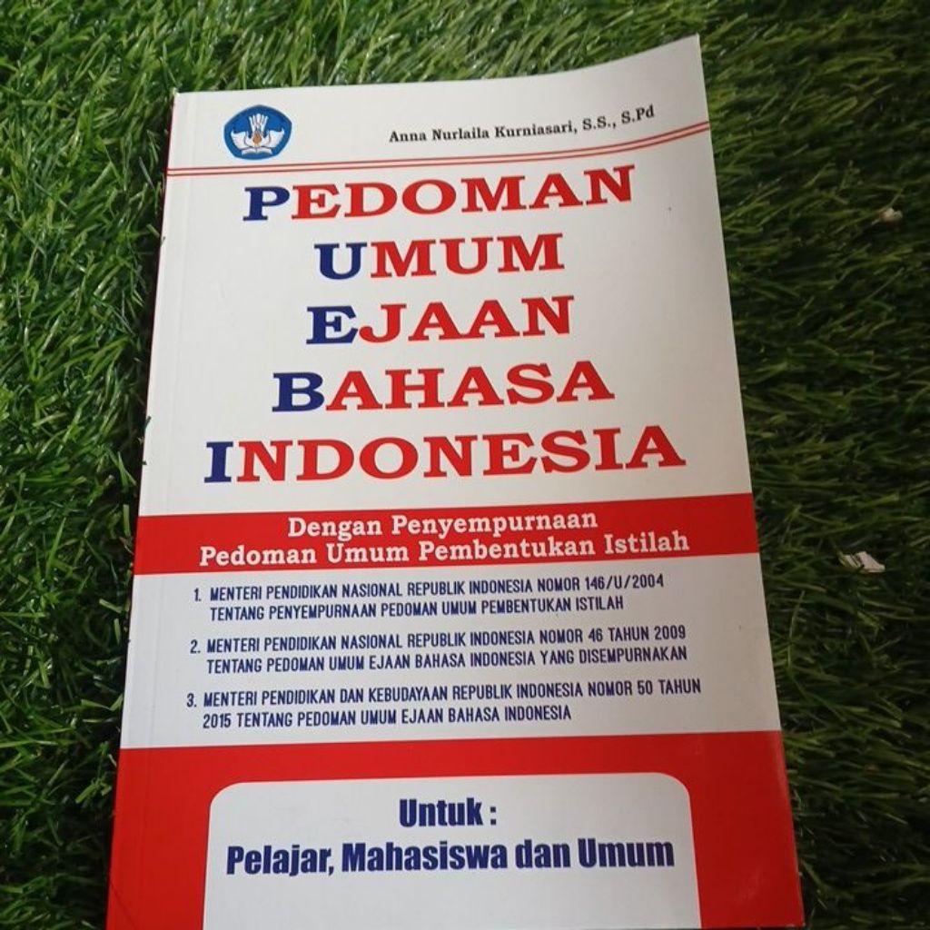 buku pedoman umum ejaan bahasa indonesia