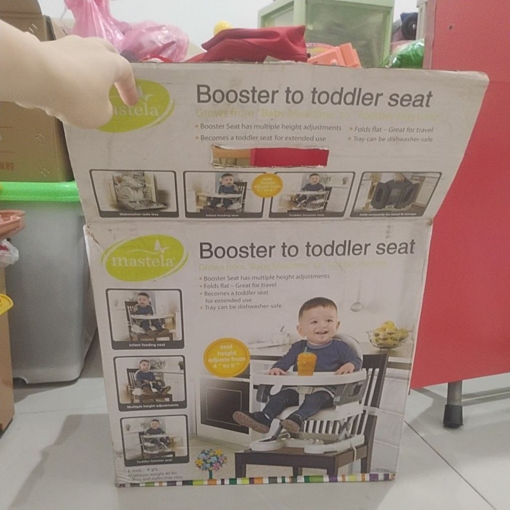 kursi makan anak portable booster to toddler seat