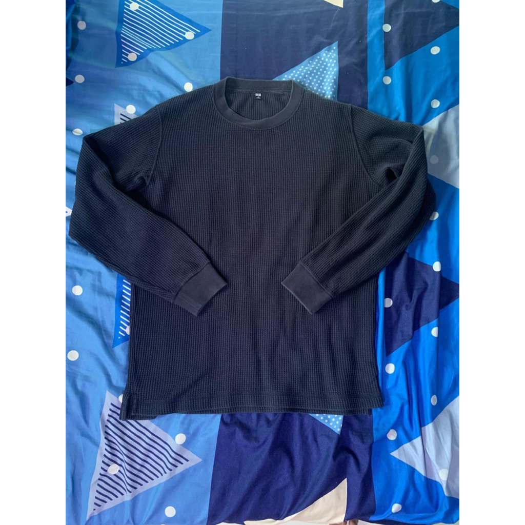 uniqlo waffle longsleeve