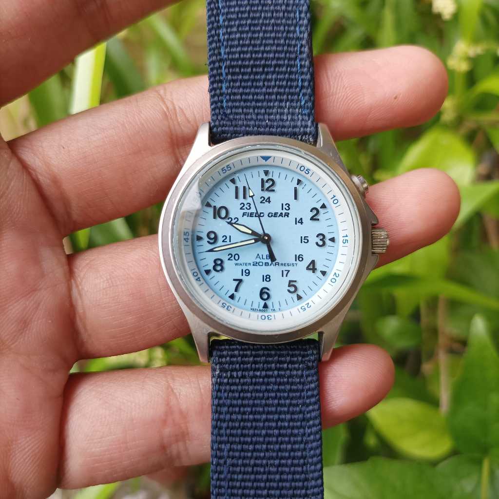 Jam Tangan Alba Field Gear - 38mm - Rare Item - Ocean Blue