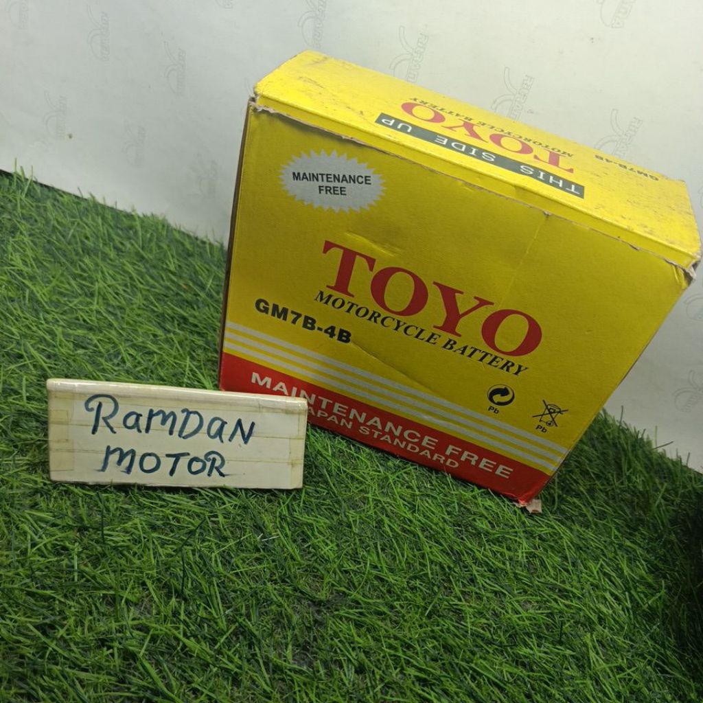 AKI TOYO AKI KERING REVO / TIGER ACCU KERING SCORPIO (GM7B-4B) ORIGINAL TOYO