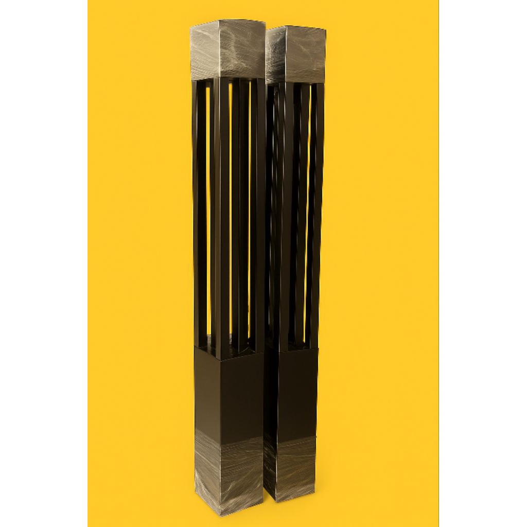 Lampu Taman  2.5 Meter Outdoor LED 30 Watt - Tiang Lampu Jalan Powder Coating Hitam Kalimantan Timur