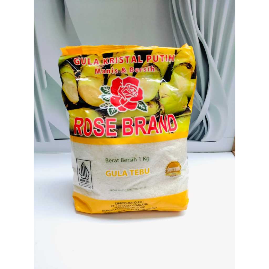 GULA PASIR PUTIH 1 KG ROSE BRAND MURAH BERKUALITAS GROSIR & ECER