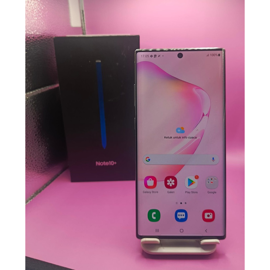 SAMSUNG NOTE 10 PLUS RAM 12/256GB ORIGINAL SEIN MULUS FULLSHET SIAP PAKE   TAMPILAN MEWAH LAYAR LENG