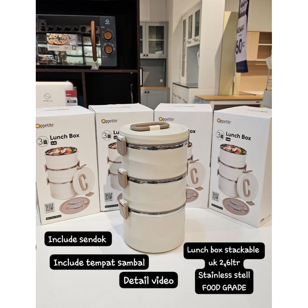 Lunch box informa 3 tier