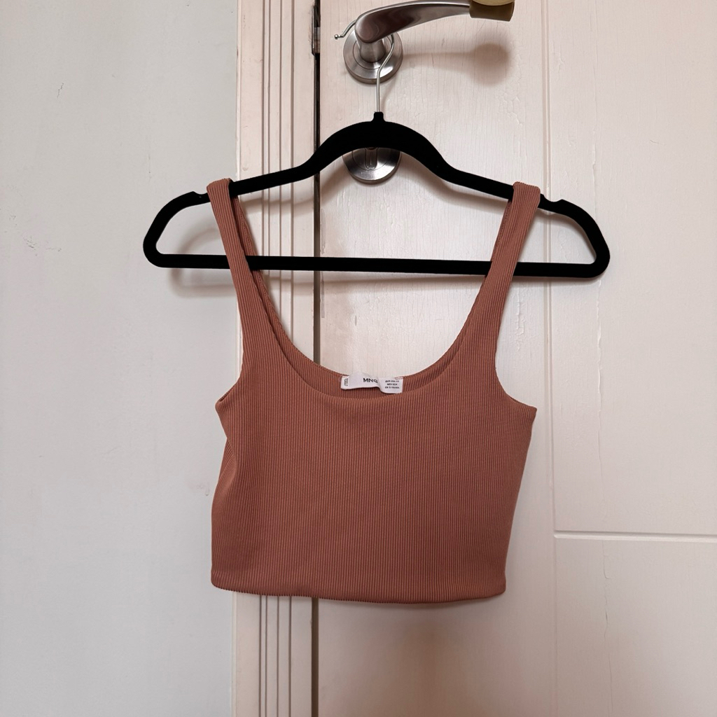 [Mango] Cropped Tank Top