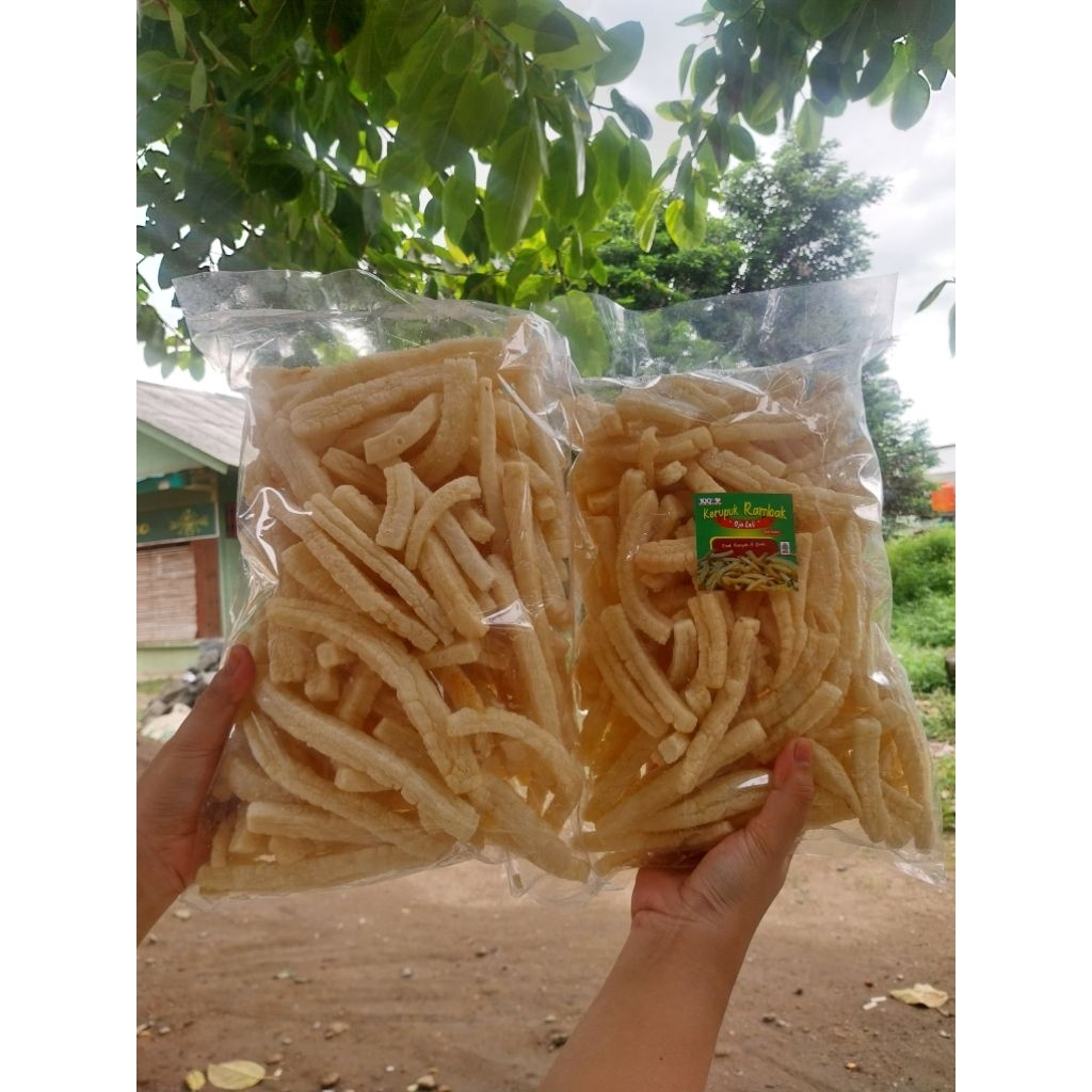 krupuk rambak gurih  renyah Sudah Matang