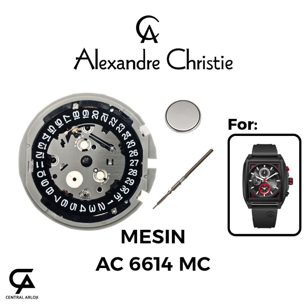 Mesin Original Alexandre Christie AC 6614 MC