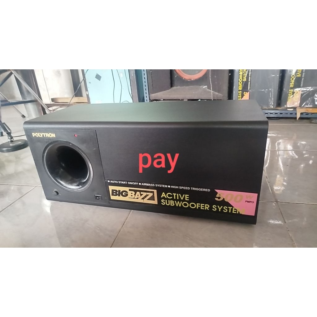 subwoofer polytron psw 500rebah