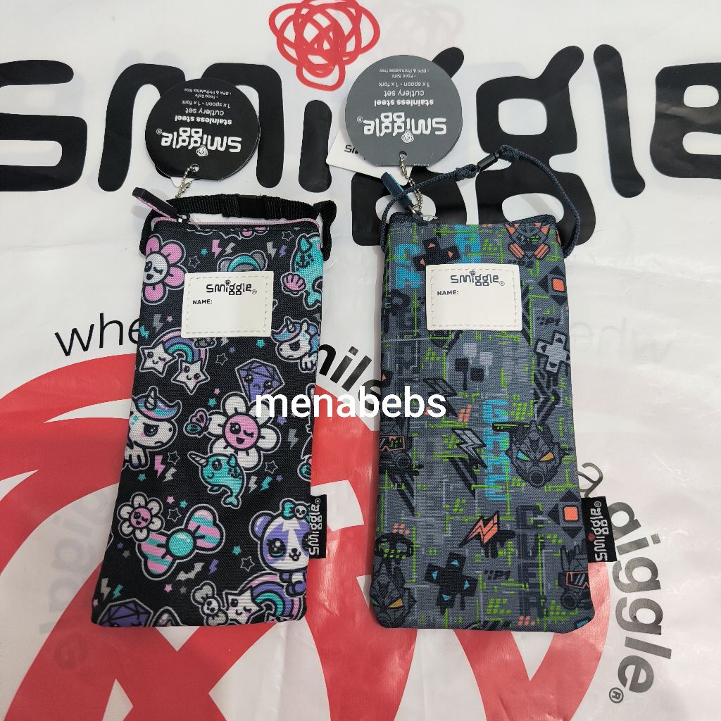 Smiggle Cutlery set pouch ori store