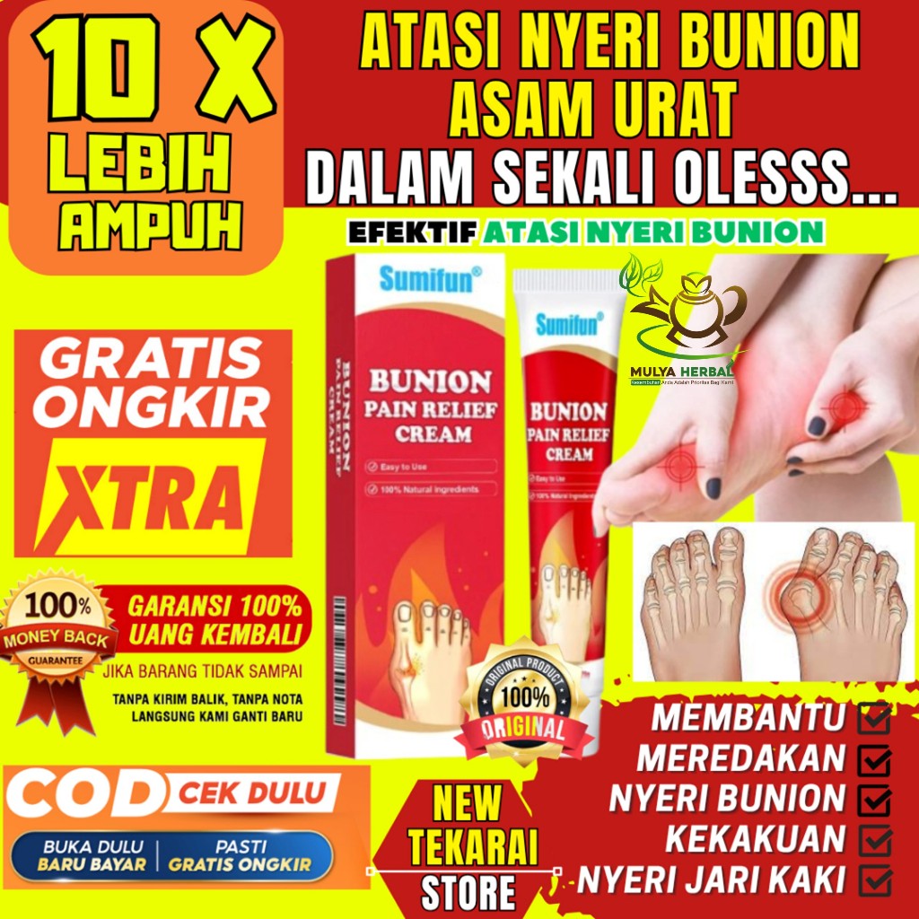 Sumifun Bunion Pain Relief Cream – Salep Pereda Nyeri Kaki & Jempol