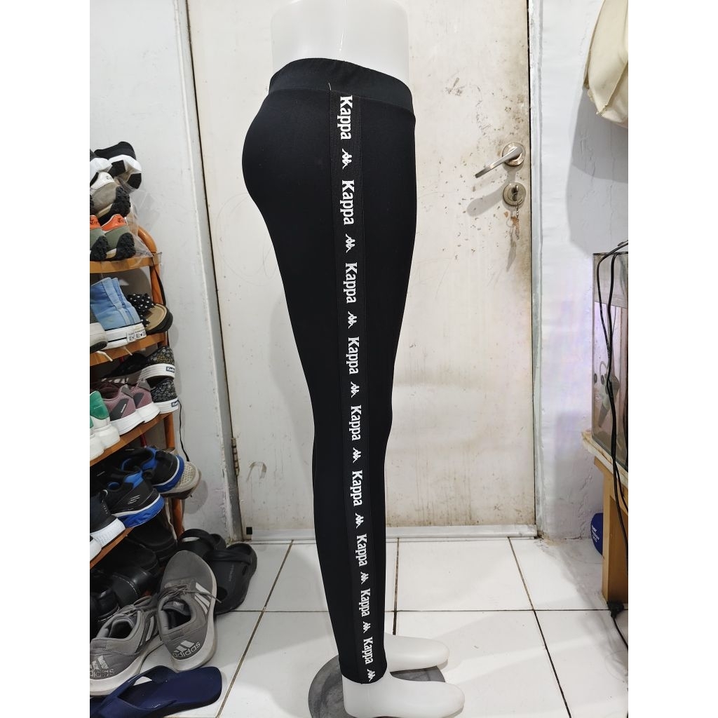 Legging Kappa Hitam List Samping