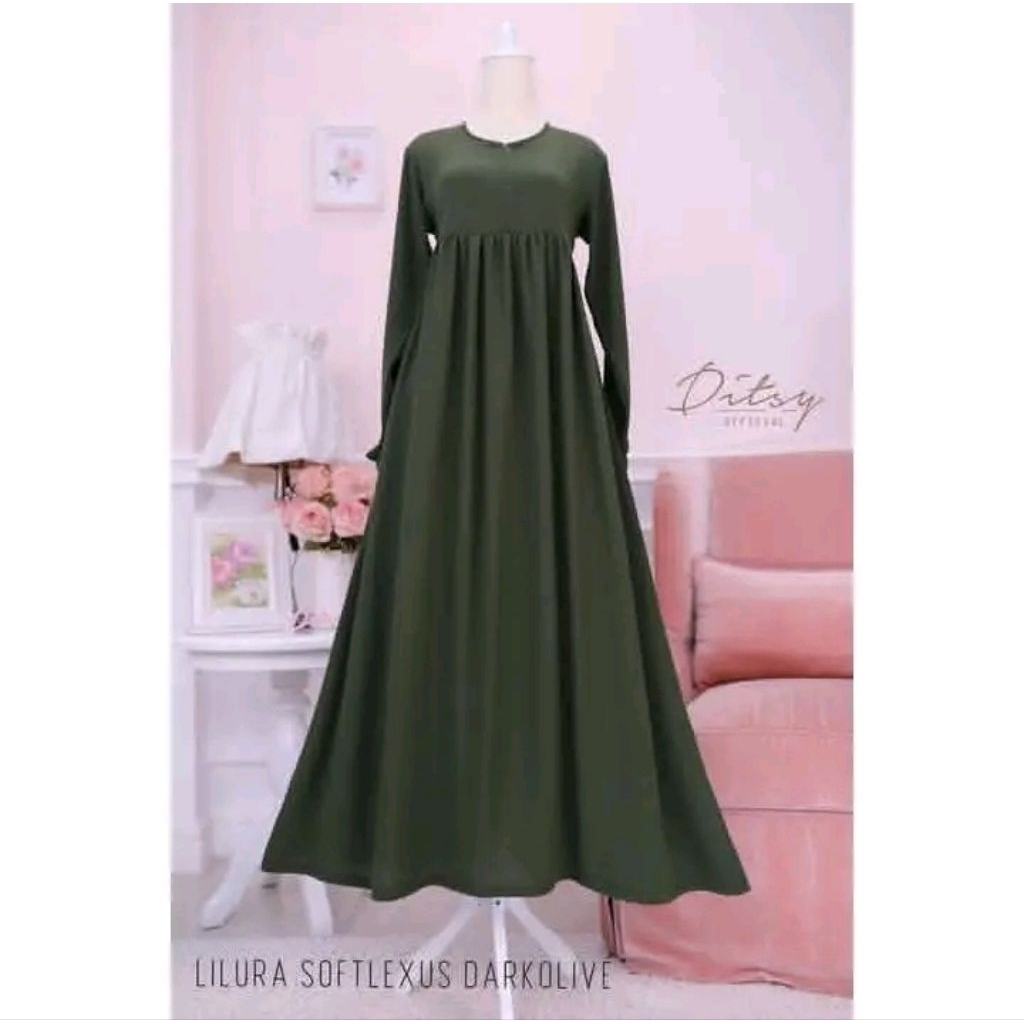 NWT Ditsy lilura soft Lexus olive XL