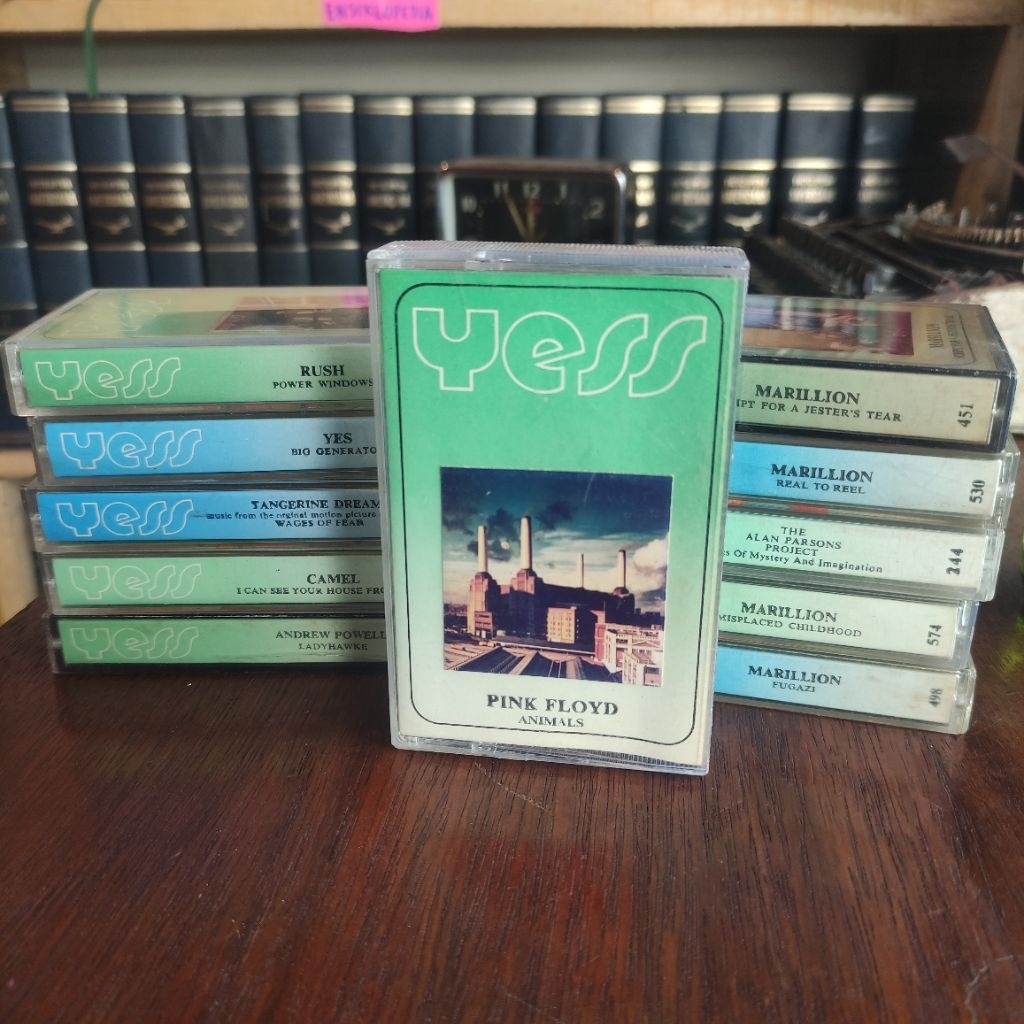 Kumpulan Kaset Pita Rekaman Yess Band Pink Floyd, Yes, Marillion, Camel, Andrew Powell, Tengerine Dr