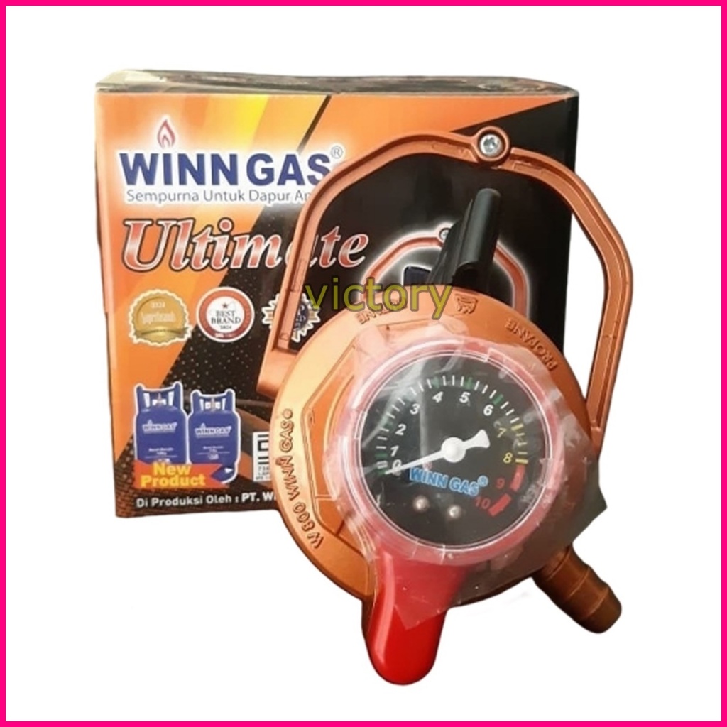 Regulator Winn Gas W800M Golden Vist Pengunci Ganda