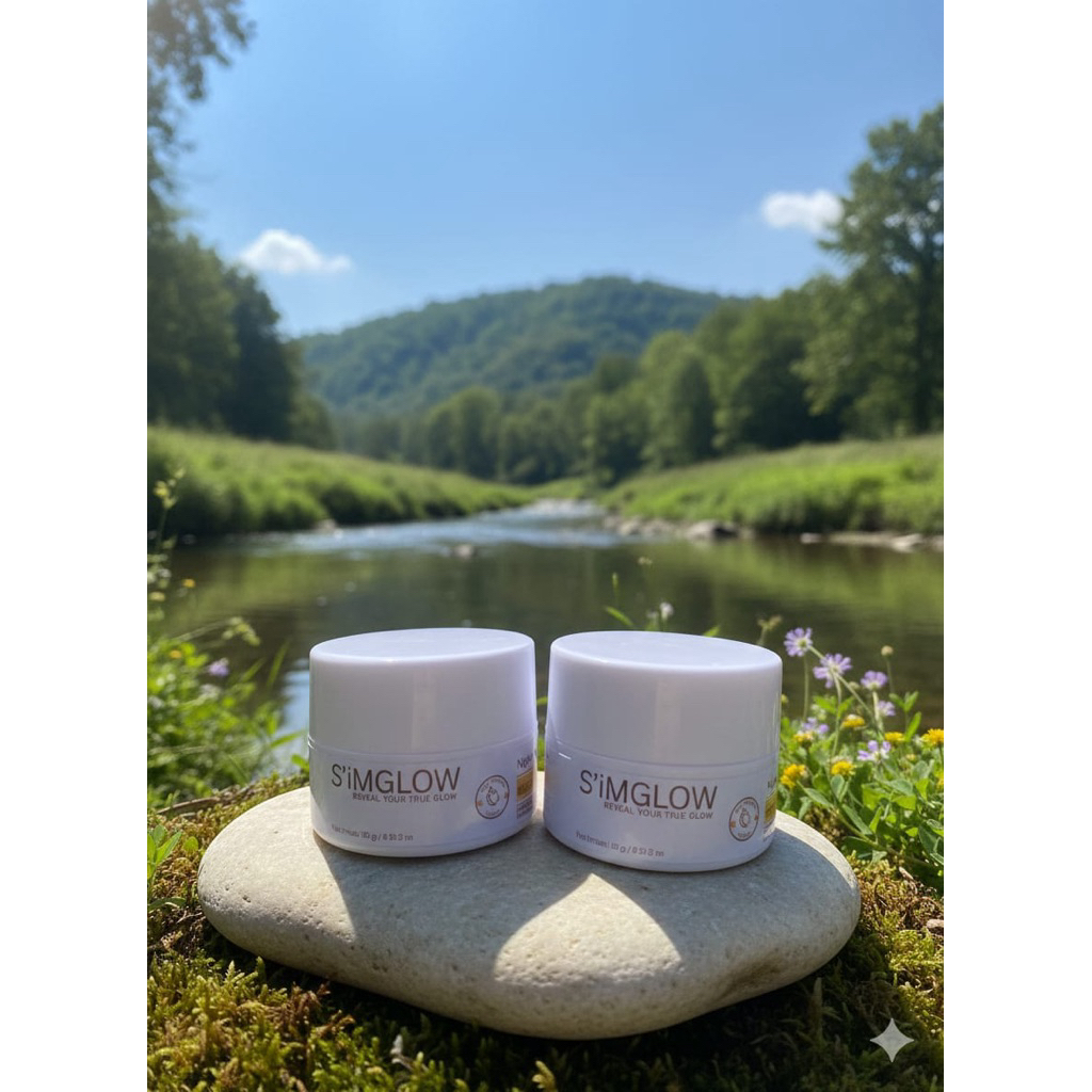 PAKET SKINCARE SI'M GLOW MANTUL CREAM DOSTING AMPUH UTK FLEK HITAM