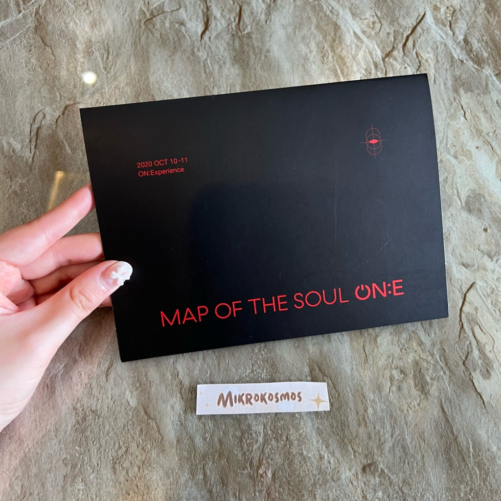 MOTS ON:E BTS muster - pop up card OFFICIAL siap kirim