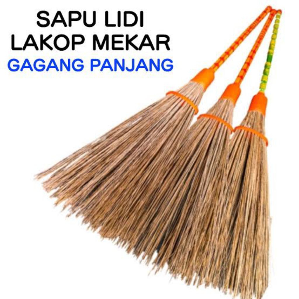 Sapu Lidi Aren Gagang Kayu Sapu Lidi Taman