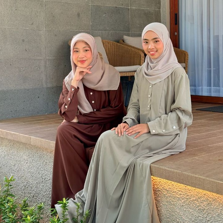 Ray'Sah | Gamis Muslimah Sakeena Series Terbaru | Pengajian, Kondangan, Acara, Pesta Kekinian, Adem,