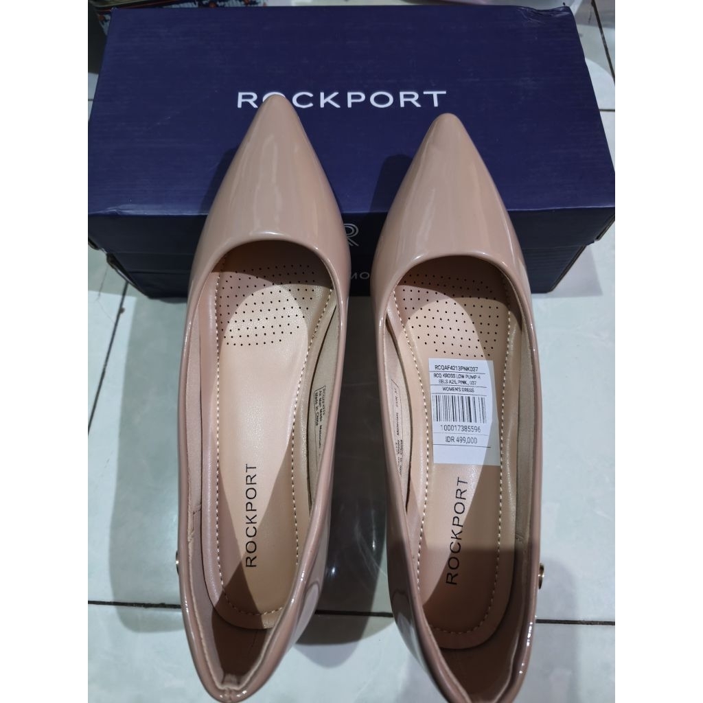 Rockport Womens Kross Low Pump Heels warna Pink