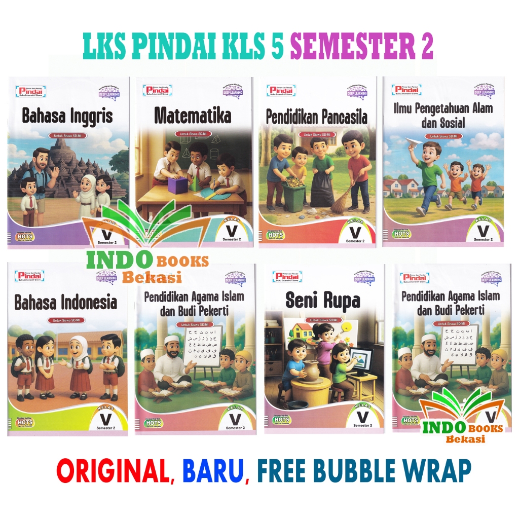 LKS KELAS 5 SEMESTER 2 TERBARU PINDAI (KUNCI JAWABAN dijual terpisah)