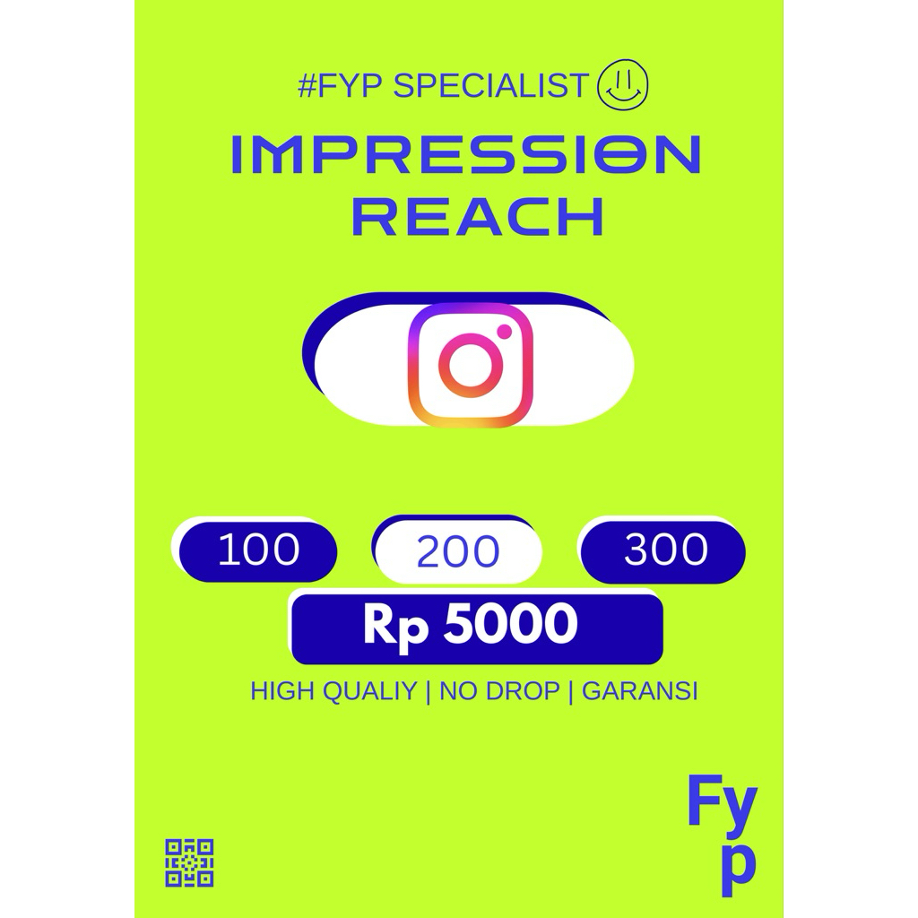 Impression Reach Instagram Murah