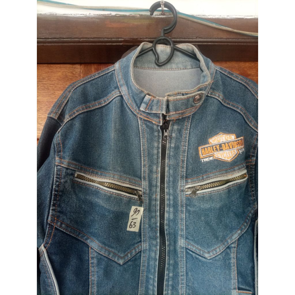 Jaket Denim, jaket Levis, jaket motoran jaket Harley Davidson preloved