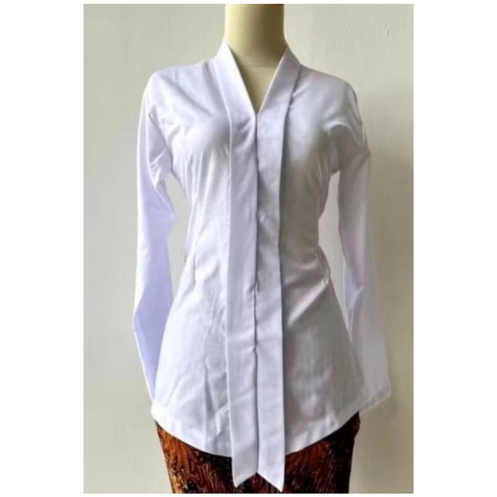 Kebaya Kartini Modern Polos Bahan Katun Premium/Kebaya Kartini Modern