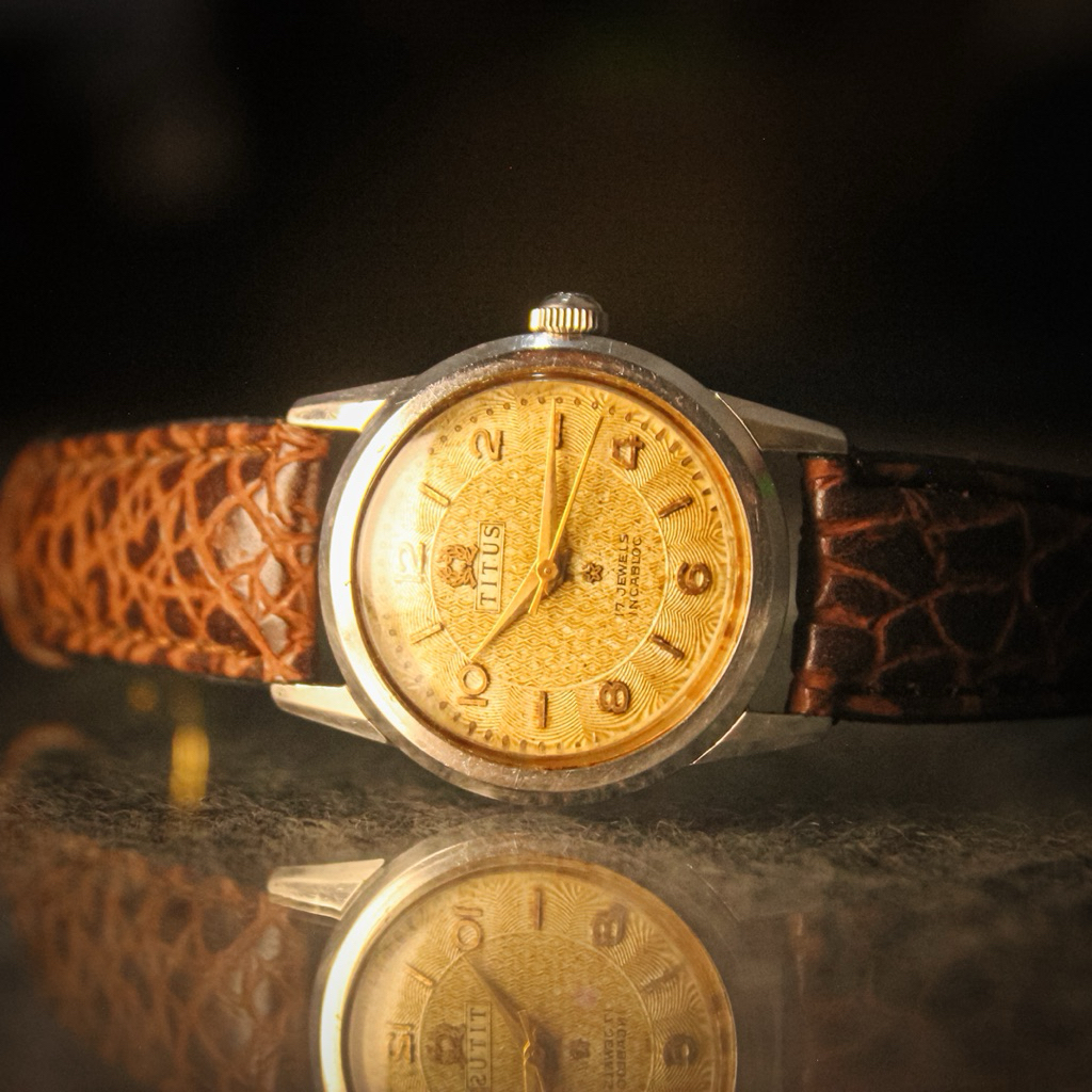 Jam tangan titus manual widing original