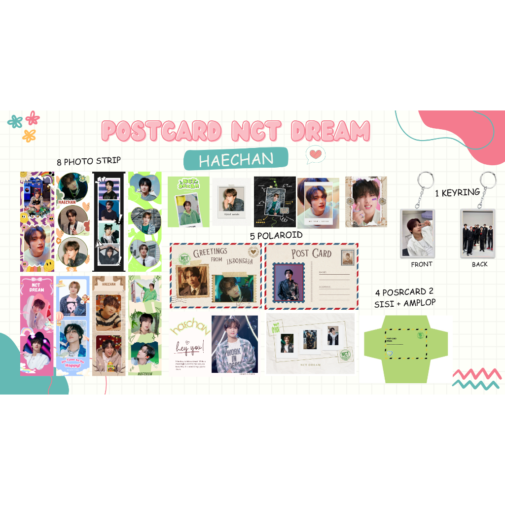 Mini Fankit Haechan NCT Dream Unofficial/Fanmade GIFT BOX KPOP / HAMPERS KPOP / FANKIT BOX NCTZEN