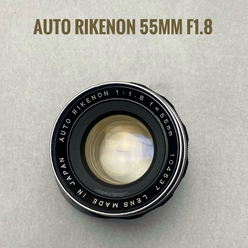 Ricoh Auto Rikenon 55mm f1.8 mount m42 SUPER FLARE
