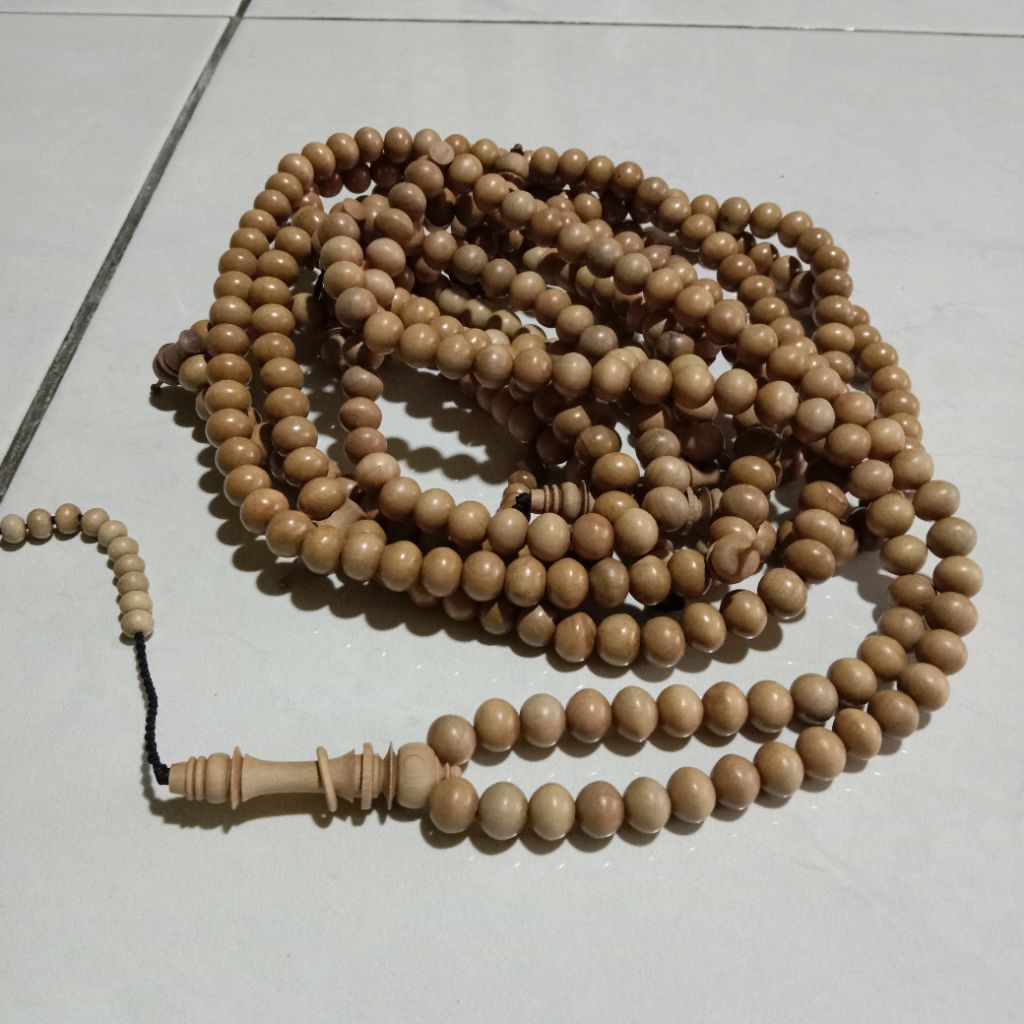 Tasbih 500 butir kayu Cendana asli 10mm