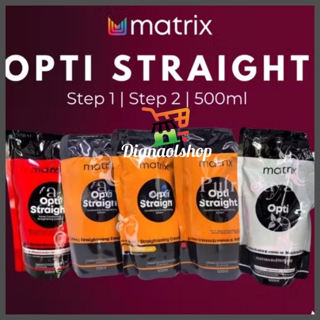Matrix Opti Straight 500ml Pelurusan Rambut Smoothing