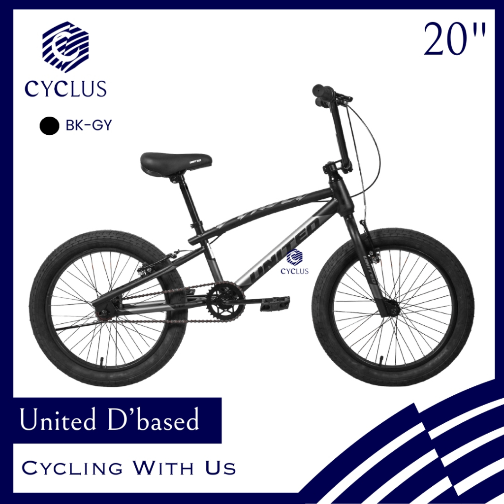 Sepeda BMX Anak Laki Laki United D'based Dbased 20 Inch Cakep Terbaru Murah Keren Original