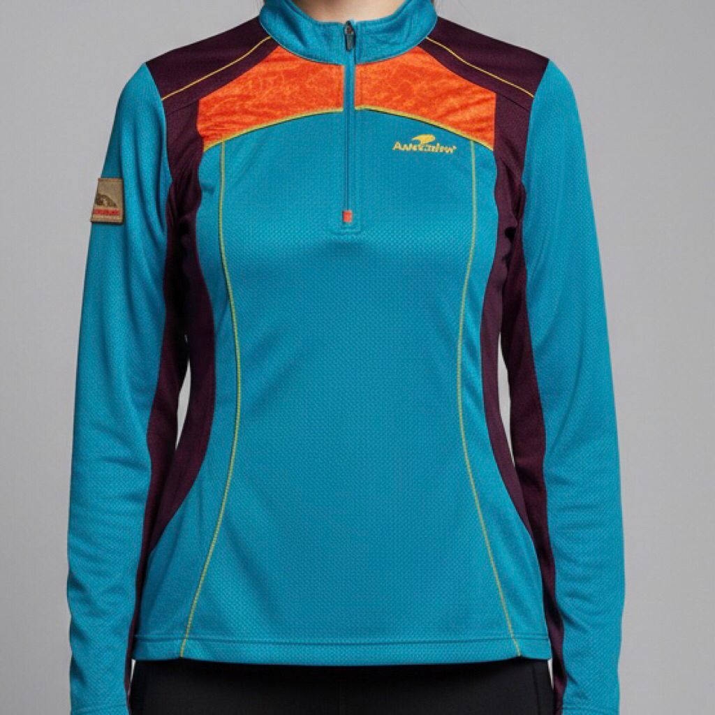 Kaos Baselayer Wanita KOLPING Outdoor Pink Original Second Preloved