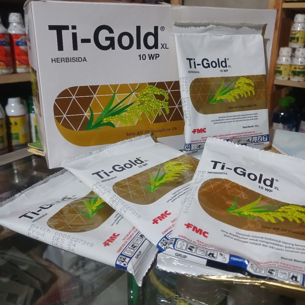 tigol Herbisida Ti-Gold pembasmi rumput sawah / racun rumput sawah / herbisida pembasmi rumput liar 