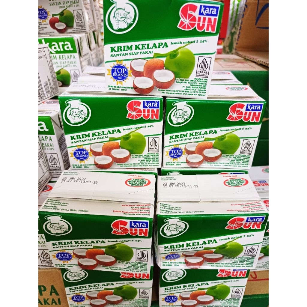 SANTAN KARA 200ML/SANTAN INSTAN KARA 200ML/KARA SANATAN KOTAK