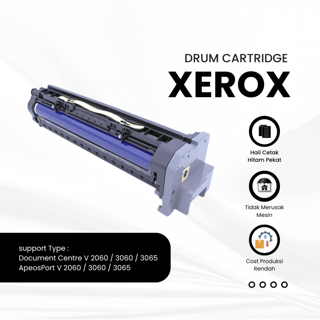 XEROXINE Drum Xerox Apeosport V 2060/3060/3065 - Remanufaktur Siap Pakai Plug and Play Untuk Mesin F