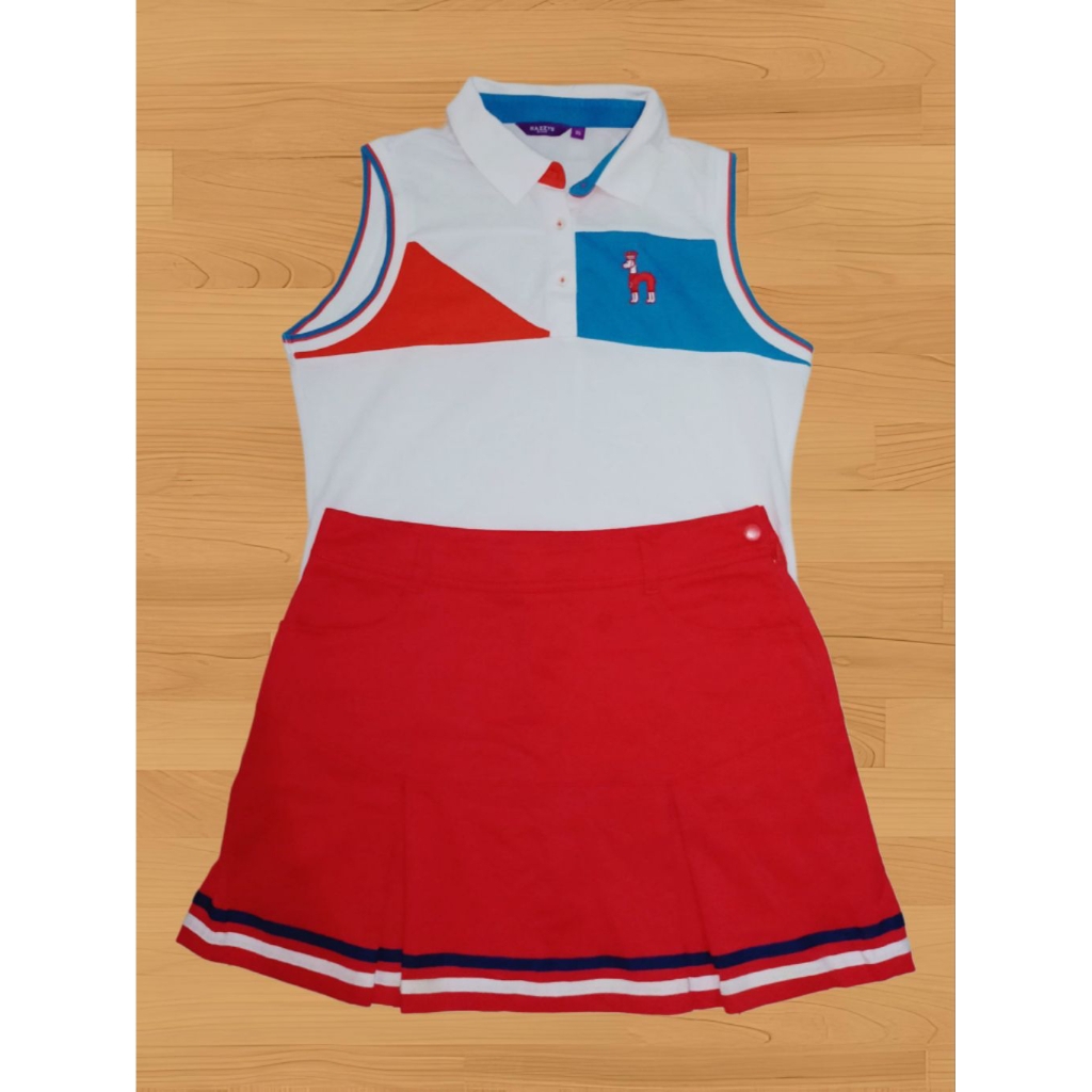 Baju golf set wanita Hazzys X Elle Golf