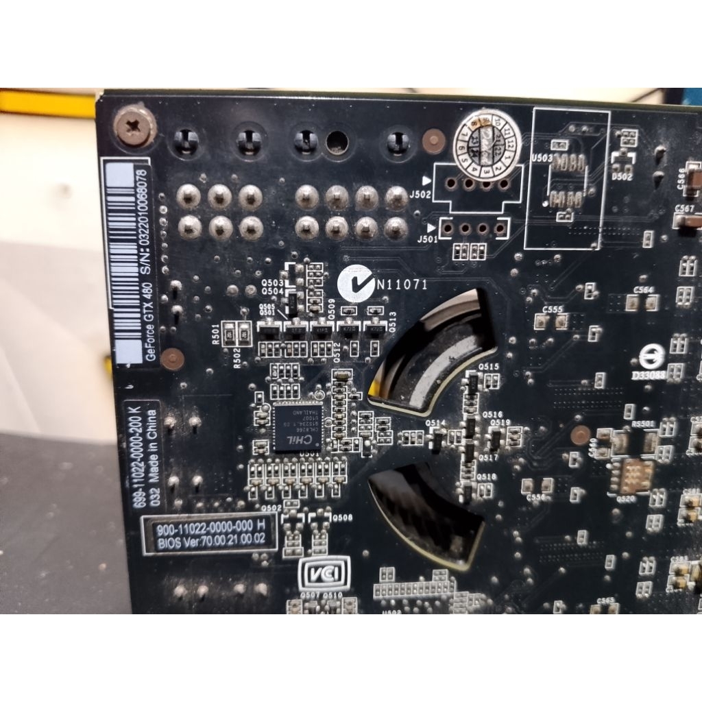 VGA CARD EVGA GTX 480