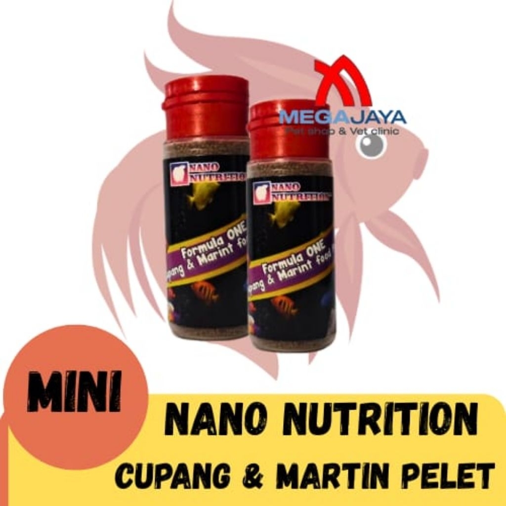 NANO NUTRITION PELET CUPANG DAN MARRIN BOTOL MINI
