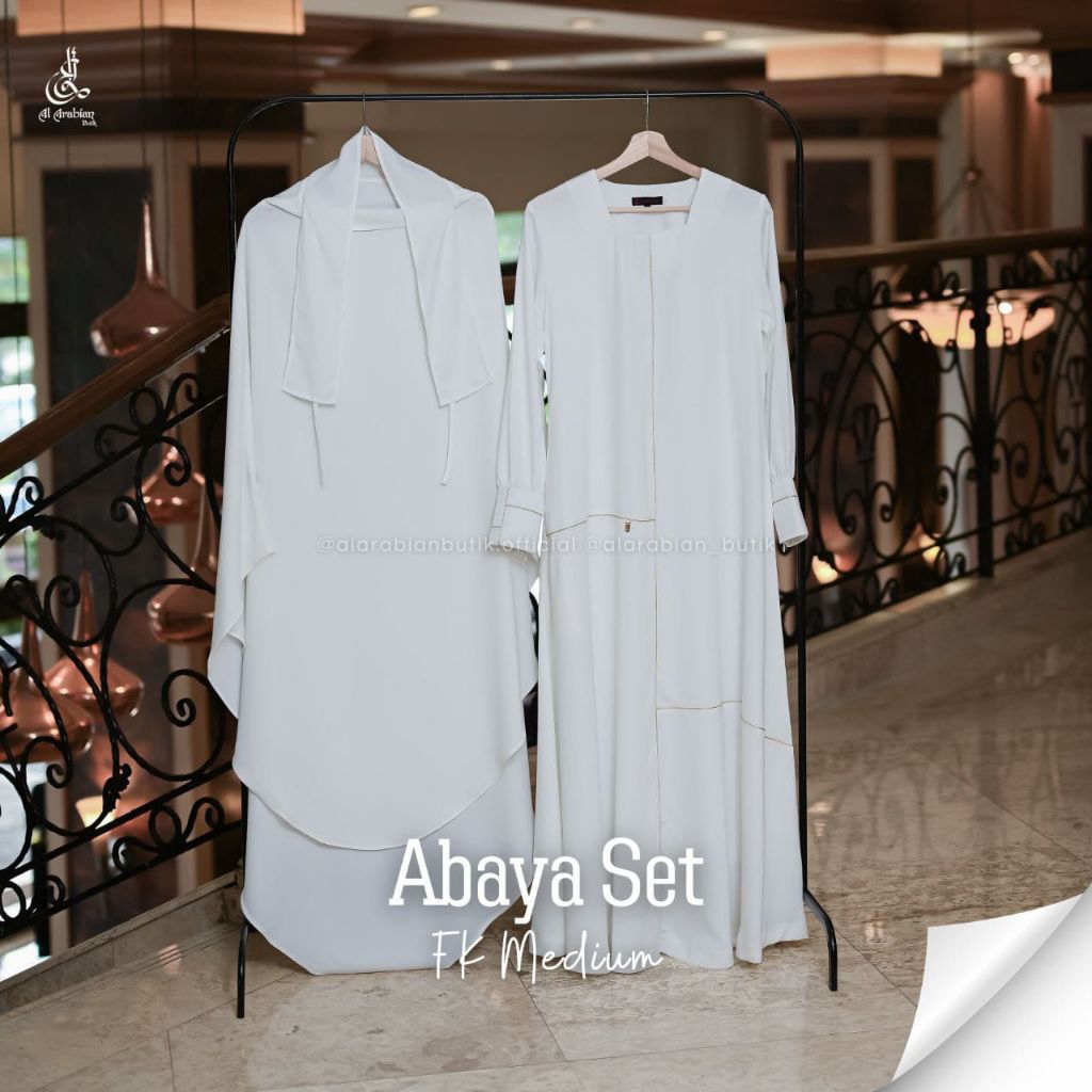 ABAYA GOLDEN BLACK AL ARABIAN - ABAYA HITAM & PUTIH GOLD