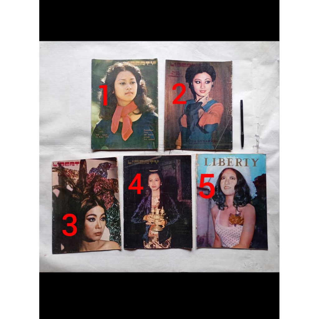 Majalah Liberty Jadul Harga Satuan