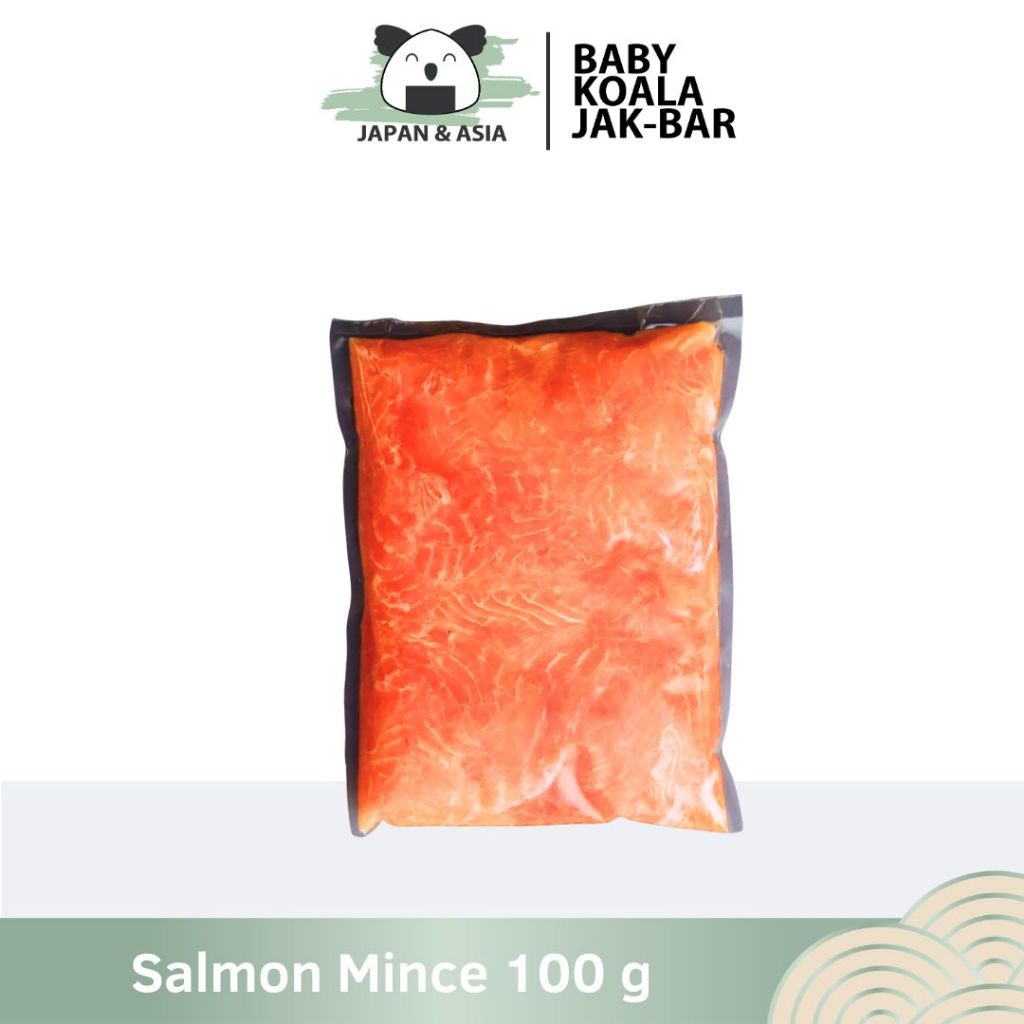 SALMON Mince Full Daging  100 g | Kerok daging Ikan Salmon Segar | Salmon Fish -BKJ