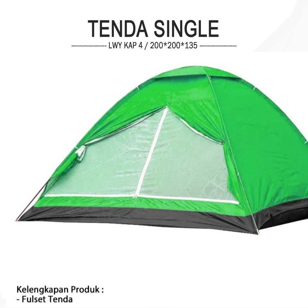 TENDA CAMPING 4P BEKAS